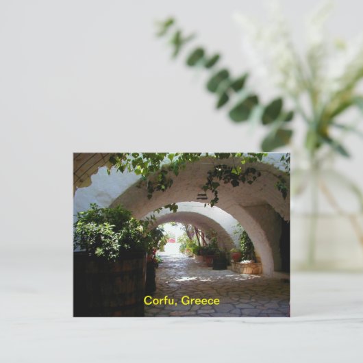 Carte Postale Corfou, Grèce (Debout devant)