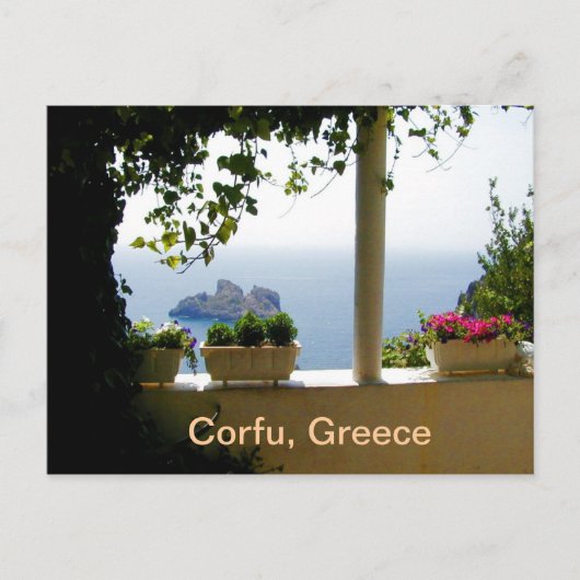 Carte Postale Corfou, Grèce (Devant)