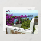 Carte Postale Corfou, Grèce (Devant / Derrière)