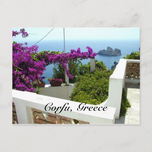 Carte Postale Corfou, Grèce (Devant)