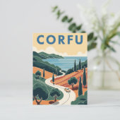 Carte Postale Corfou Grèce Voyage (Debout devant)