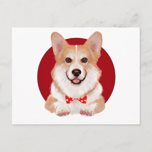 Carte Postale Corgi (Devant)