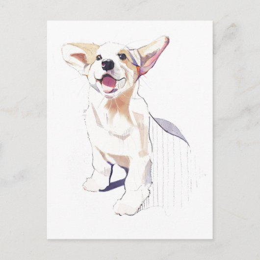 Carte postale Corgi – Pembroke Welsh Corgi (Devant)