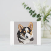 Carte Postale Corgi Puppy (Debout devant)