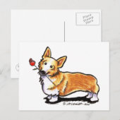 Carte Postale Corgi Shoney (Devant / Derrière)