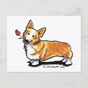 Carte Postale Corgi Shoney