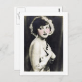 Carte Postale Corinne Griffith Étoile du film Silent Era (Devant / Derrière)