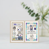 Carte Postale Coriss - Cobalt Trading Card (Debout devant)