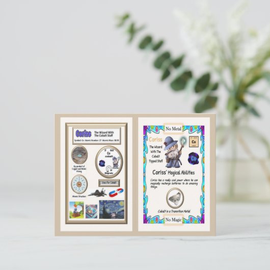 Carte Postale Coriss - Cobalt Trading Card (Debout devant)