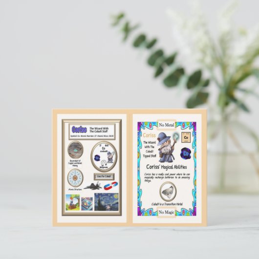 Carte Postale Coriss - Cobalt Trading Card (Debout devant)