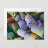 Carte Postale Corks à vin Pastel (Devant / Derrière)