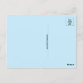 Carte Postale Cormorant à deux pieds - Salutations (Dos)