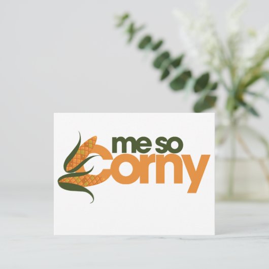 Carte Postale Corn drôle (Debout devant)