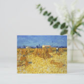 Carte Postale Corn Harvest Provence Vincent van Gogh (Debout devant)