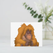 Carte postale Corn-Jug-Playin' Orangutan (Debout devant)