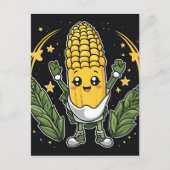 Carte Postale Corn mou Jaune (Devant)