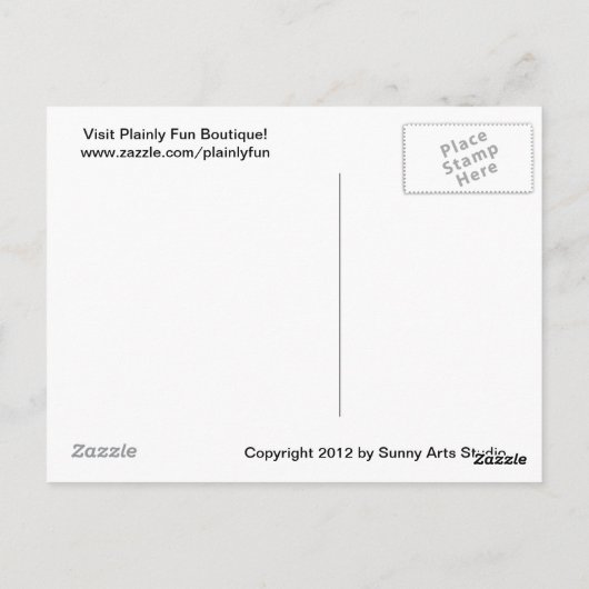 Carte postale Corn Ornery (Dos)