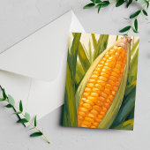 Carte Postale Corn Stalk | Agriculture Pays Peinture Sud