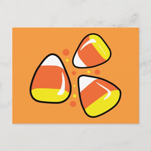 Carte Postale Corne à bonbons (Devant)