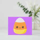 Carte Postale Corne de bonbons d'Halloween (Debout devant)