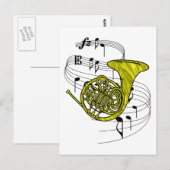 Carte Postale Corne française (Devant / Derrière)