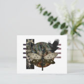 Carte Postale corneille (Debout devant)