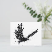 Carte Postale corneille (Debout devant)