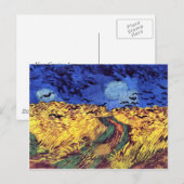 Carte Postale Corneilles Sur Wheatfield Par Vincent Van Gogh (Devant / Derrière)
