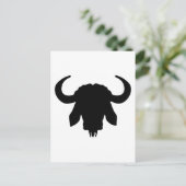 Carte Postale Cornes à tête de buffle (Debout devant)