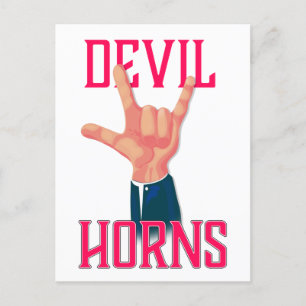 Carte Postale Cornes de Diable