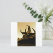 Carte Postale Cornes tibétaines (Debout devant)