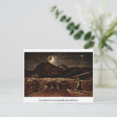 Carte Postale Cornfield Au Lune Par Samuel Palmer (Debout devant)
