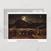 Carte Postale Cornfield Au Lune Par Samuel Palmer (Devant / Derrière)
