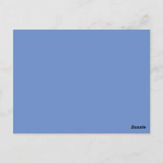 Carte Postale Cornflower Blue (Dos)