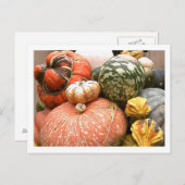 Carte Postale Cornicopie d'automne (Devant / Derrière)