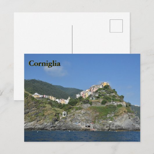 Carte postale Corniglia (Devant / Derrière)