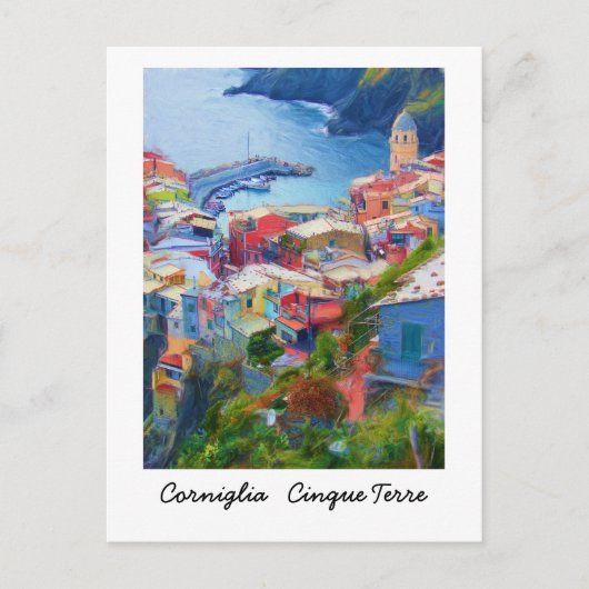 Carte Postale Corniglia Cinque Terre Italie (Devant)