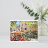 Carte Postale CORNIGLIA - Cinque Terre - Liguria - PIAZZETTA - (Debout devant)