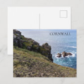 Carte Postale Cornouailles Angleterre (Devant / Derrière)