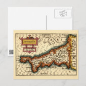 Carte Postale Cornouailles, comté de Cornouailles Angleterre car (Devant / Derrière)