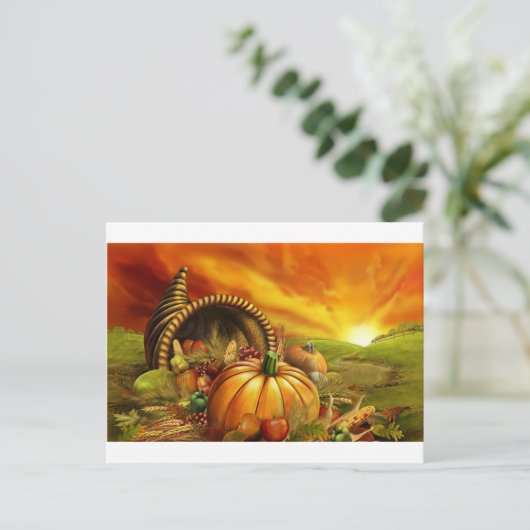 Carte Postale cornucopia (Debout devant)