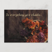 Carte postale Cornucopia "In Everything Give Thank (Devant)