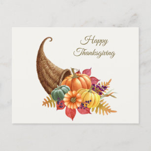 Carte postale Cornucopia Thanksgiving
