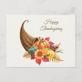 Carte postale Cornucopia Thanksgiving (Devant)