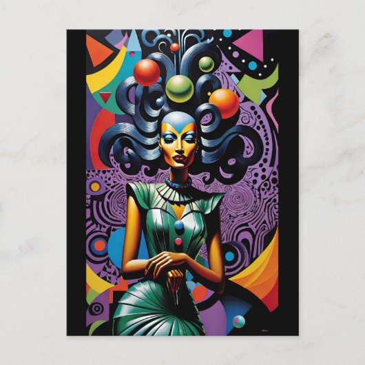 Carte Postale Cornutopia - Ken Gage Surreal Art (Devant)