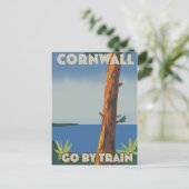 Carte Postale Cornwall aller en train (Debout devant)