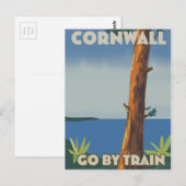 Carte Postale Cornwall aller en train (Devant / Derrière)