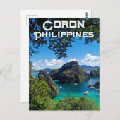 Carte Postale Coron, Philippines (Devant / Derrière)