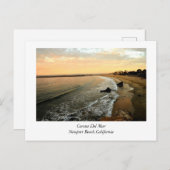 Carte Postale Corona Del Mar Newport Beach Californie (Devant / Derrière)