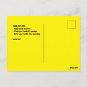 Carte Postale Corona Virus Covid 19 Ralentir la propagation pers (Dos)